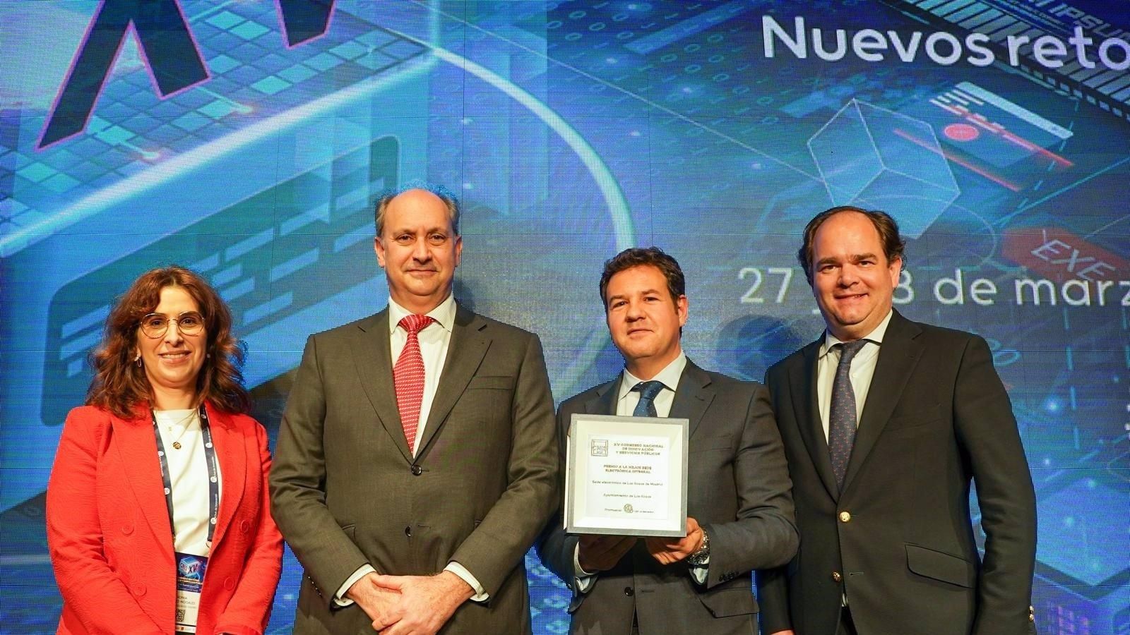 Las Rozas recibe el premio CNIS 2025 por su destacada sede electrónica integral