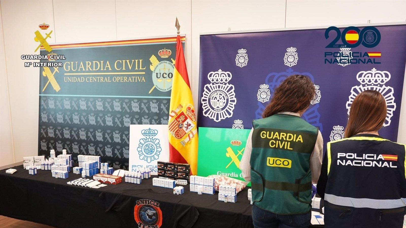 Desarticulado un grupo criminal dedicado a la venta de sustancias dopantes y medicamentos ilegales