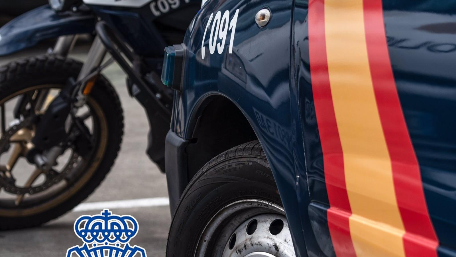 Arrestada una pareja por robar con hachas en maletas de motos en Madrid
