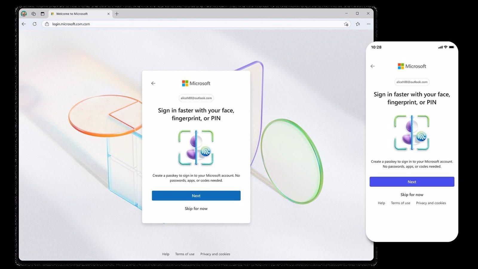 Microsoft elimina las contraseñas en las nuevas cuentas