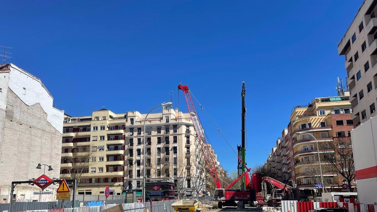 Las restricciones por las obras de la línea 11 en Delicias comenzarán a levantarse a finales de mayo