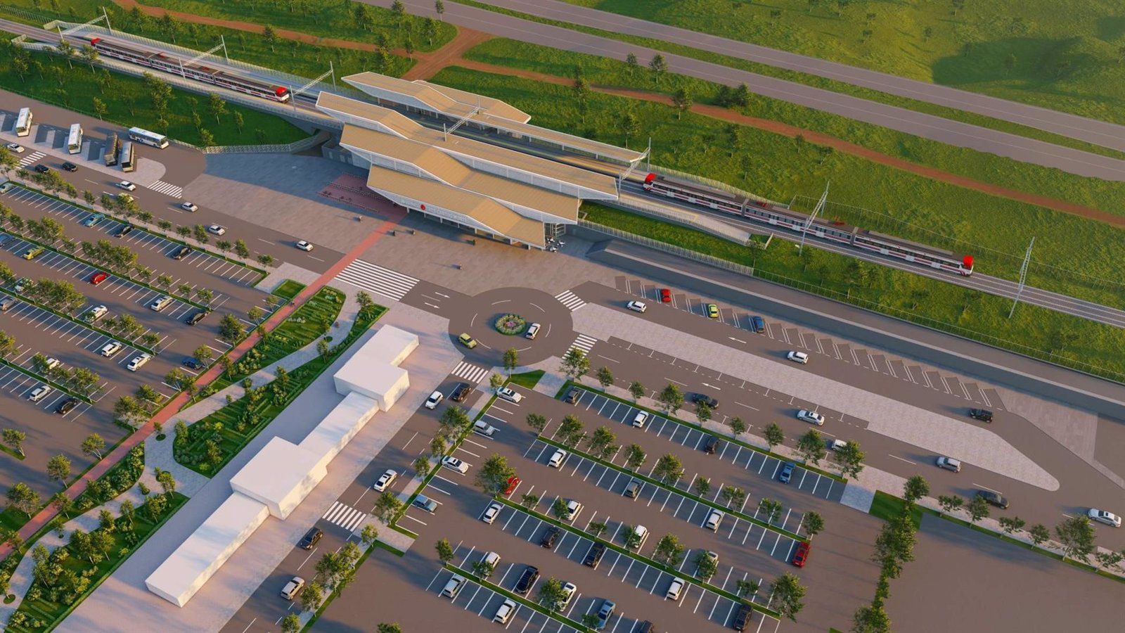 La estación de Cercanías de Tres Cantos Norte facilitará acceso al hub audiovisual y campus universitario