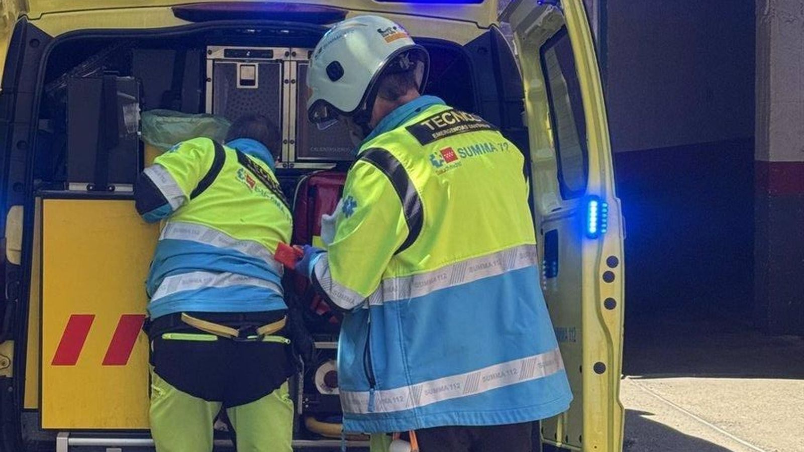 Un hombre sufre heridas graves tras una caída desde un andamio de ocho metros en Chamartín