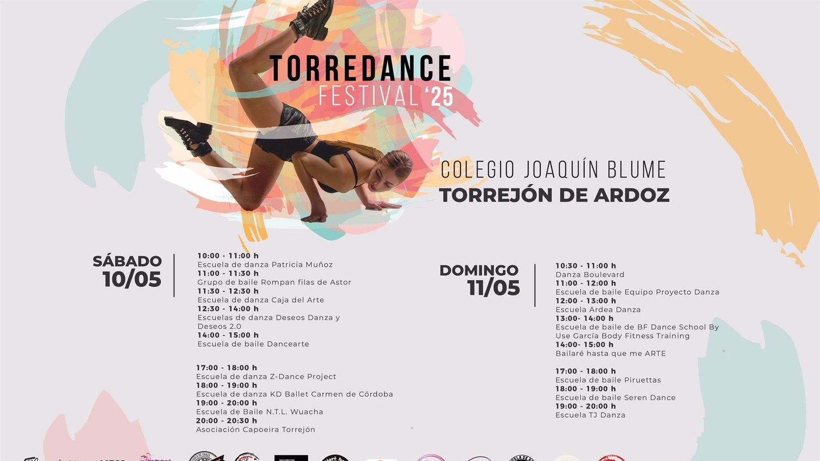 Torrejón de Ardoz celebra el Festival Torredance con la participación de 18 grupos locales