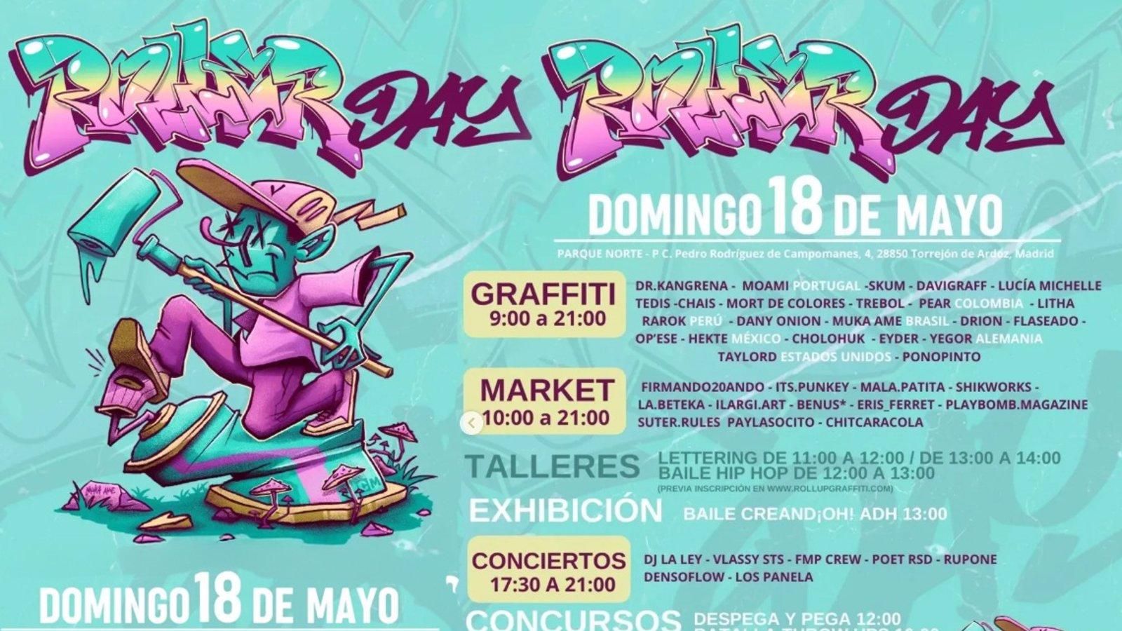 Torrejón acoge un show interactivo y un evento de graffiti los días 16 y 18