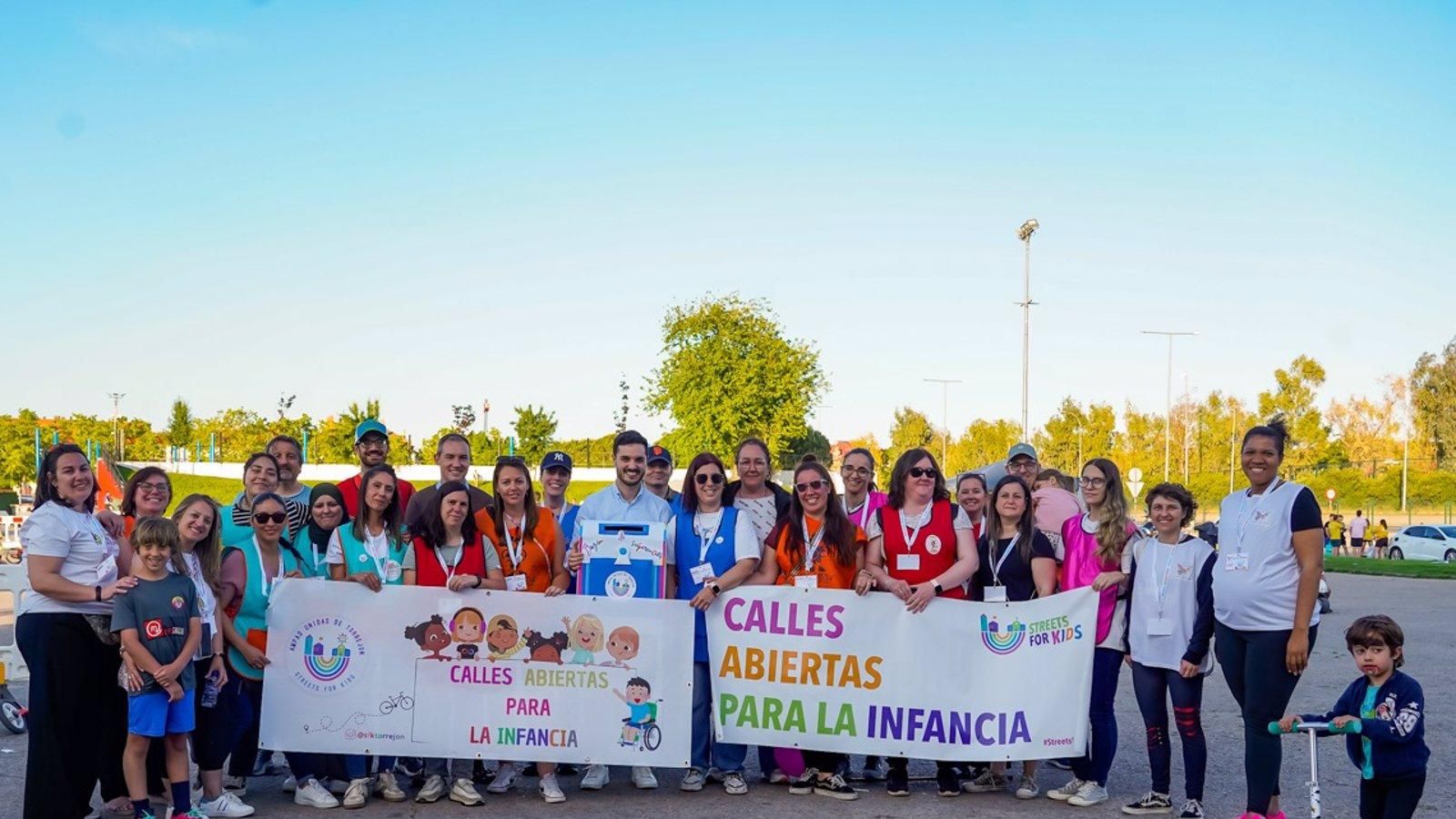 Torrejón acoge una jornada del movimiento europeo Streets for Kids en su Parque de Ocio