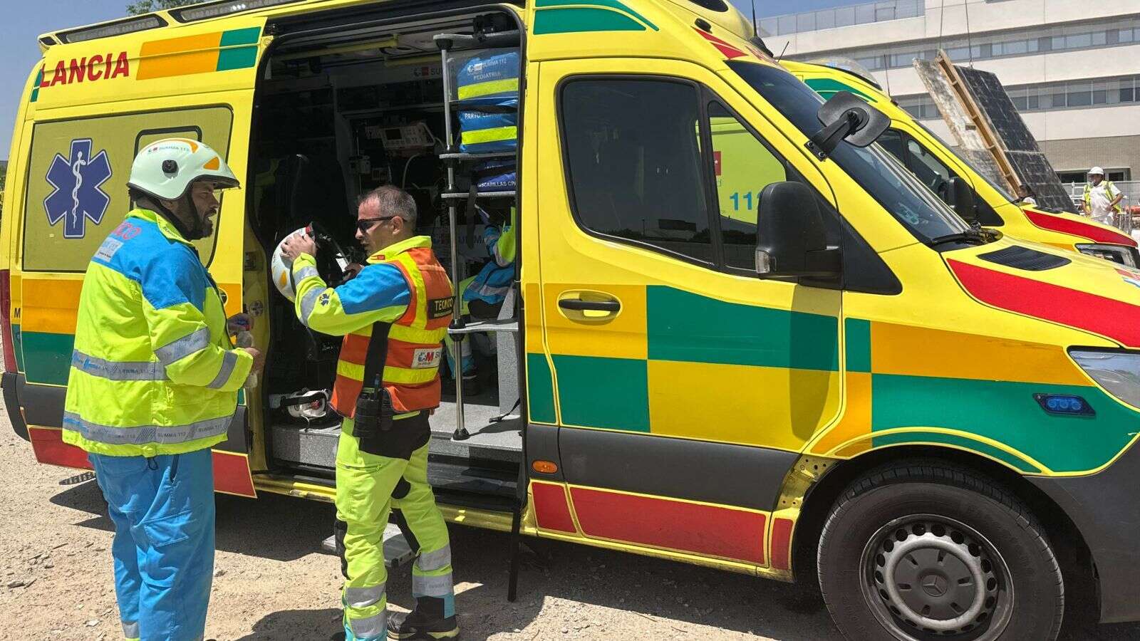 Muere un trabajador de 57 años en Majadahonda al ser golpeado por una plancha metálica