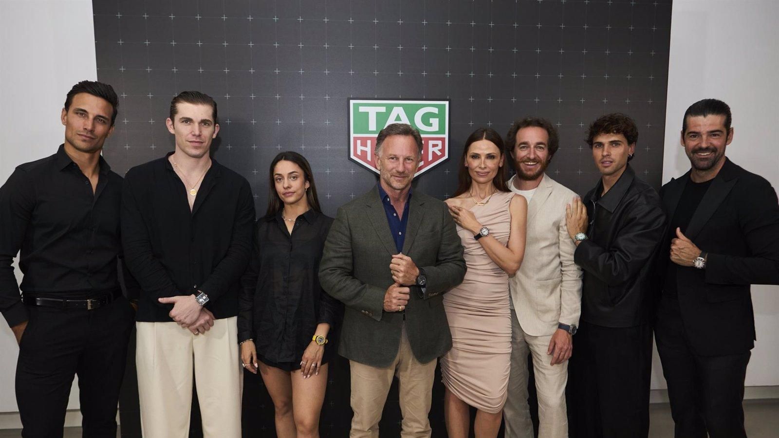 Christian Horner, Marta García y Almudena Fernández presentan el nuevo TAG Heuer Formula 1