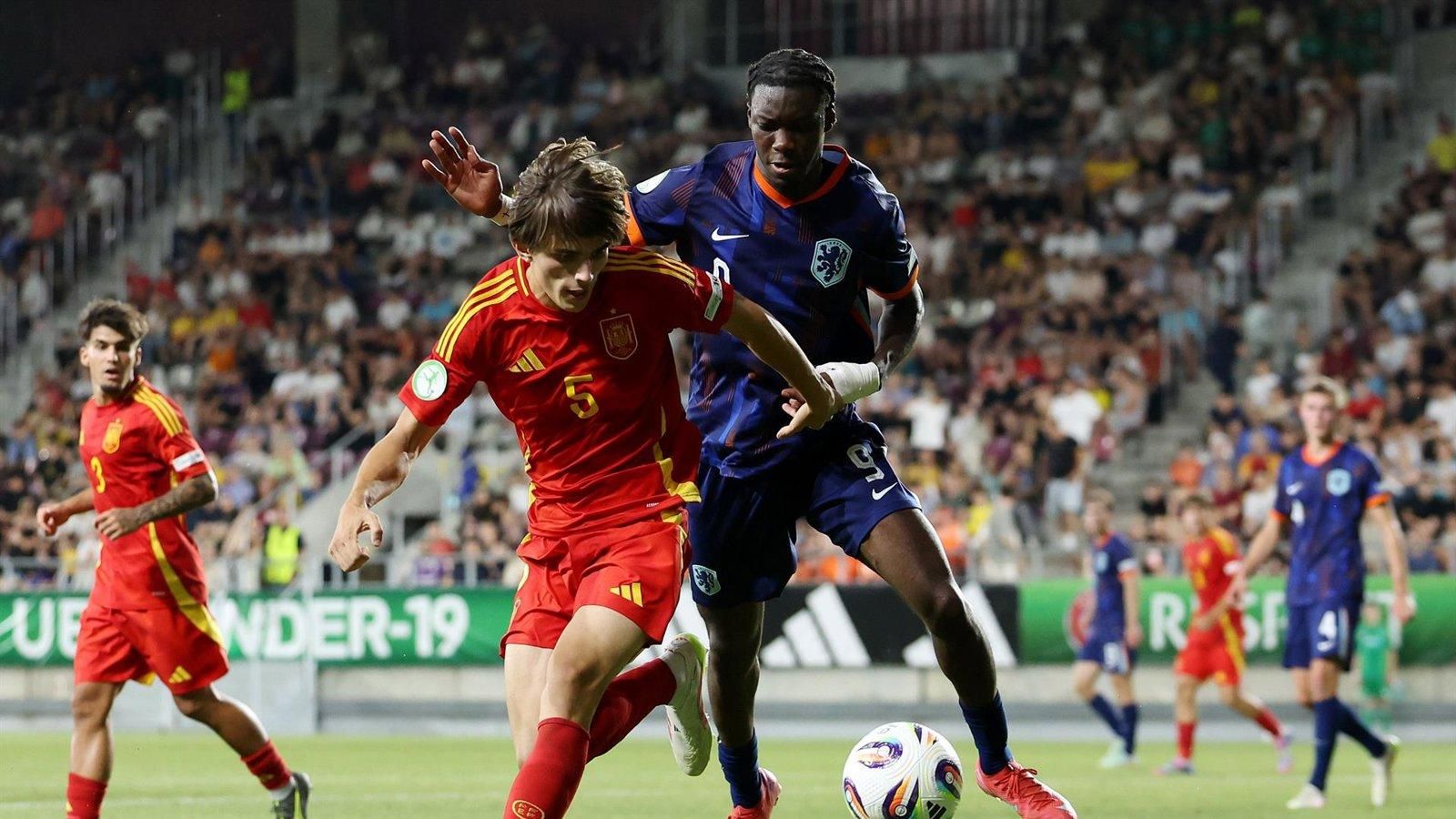 España Sub-19 cae ante Países Bajos en la final del Europeo de Bucarest