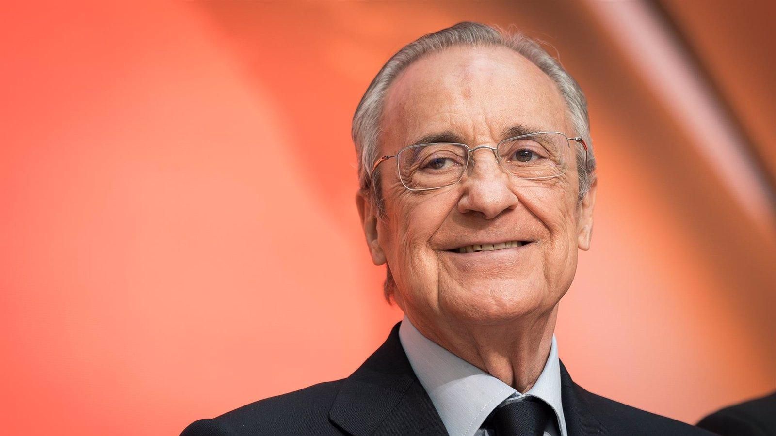 Florentino Pérez destaca en Valdebebas la llegada de Dean Huijsen al Real Madrid