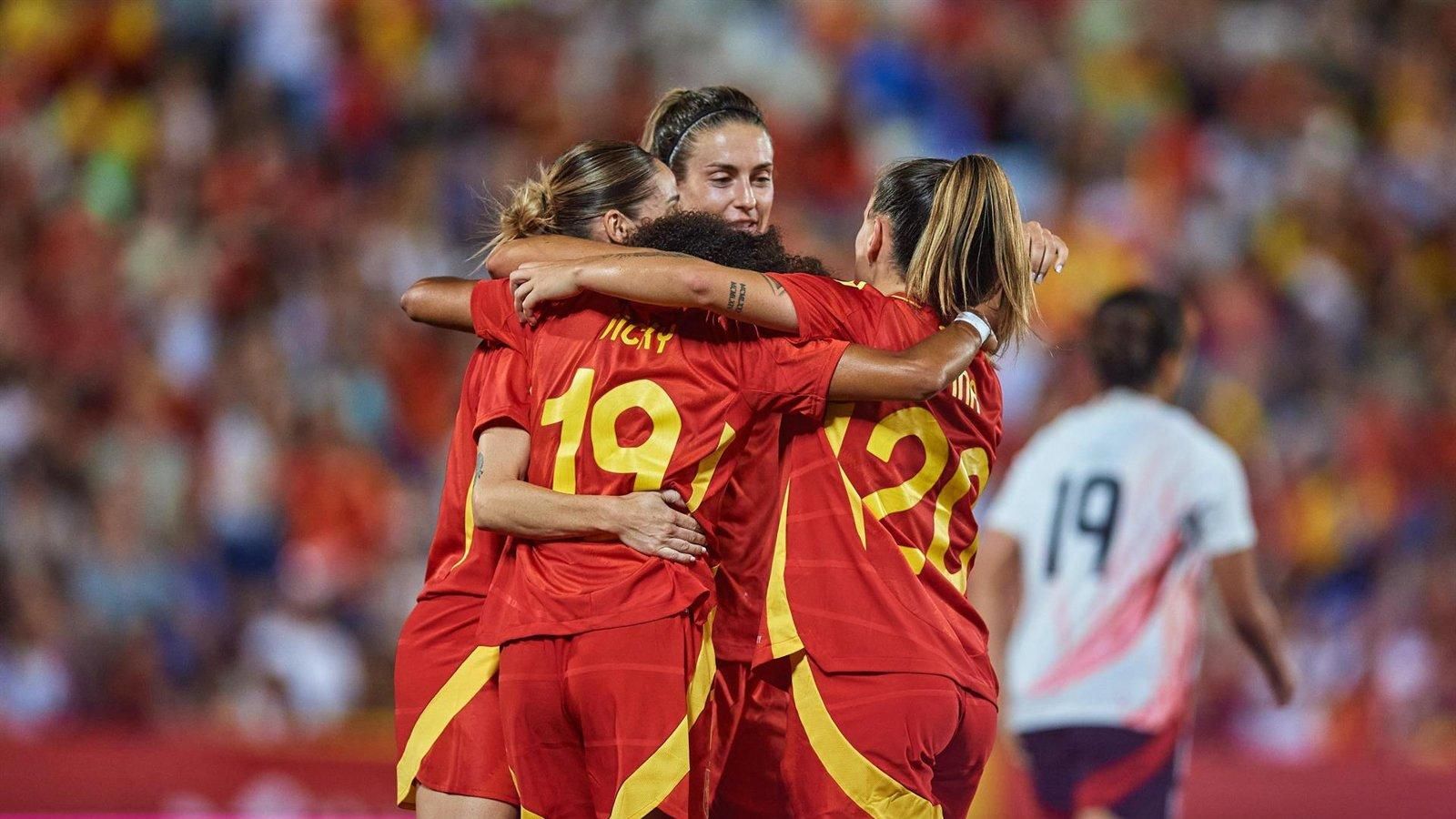 España vence a Japón 3-1 en partido de competición oficial