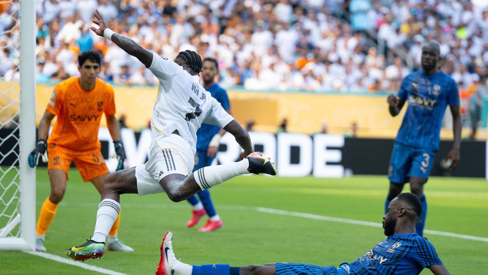 Vinícius Júnior enlaza ocho partidos sin marcar con el Real Madrid