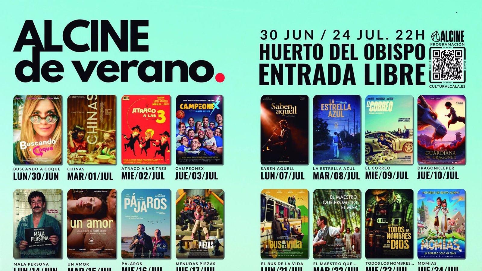 Alcalá de Henares proyectará cine español al aire libre del 30 de junio al 24 de julio