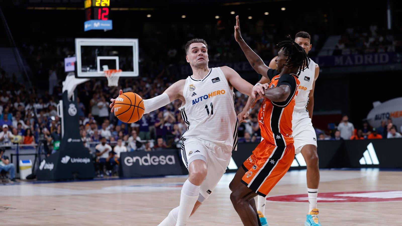 El Real Madrid gana la Liga Endesa 2024/25 tras vencer al Valencia en la final (3-0)
