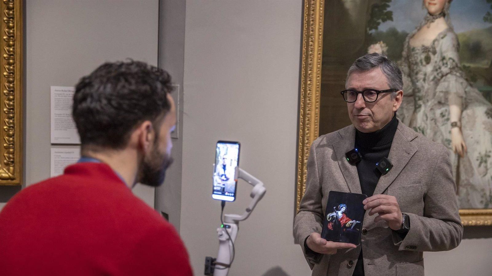 El Museo del Prado celebra las 1.000 emisiones en directo en Instagram desde Madrid