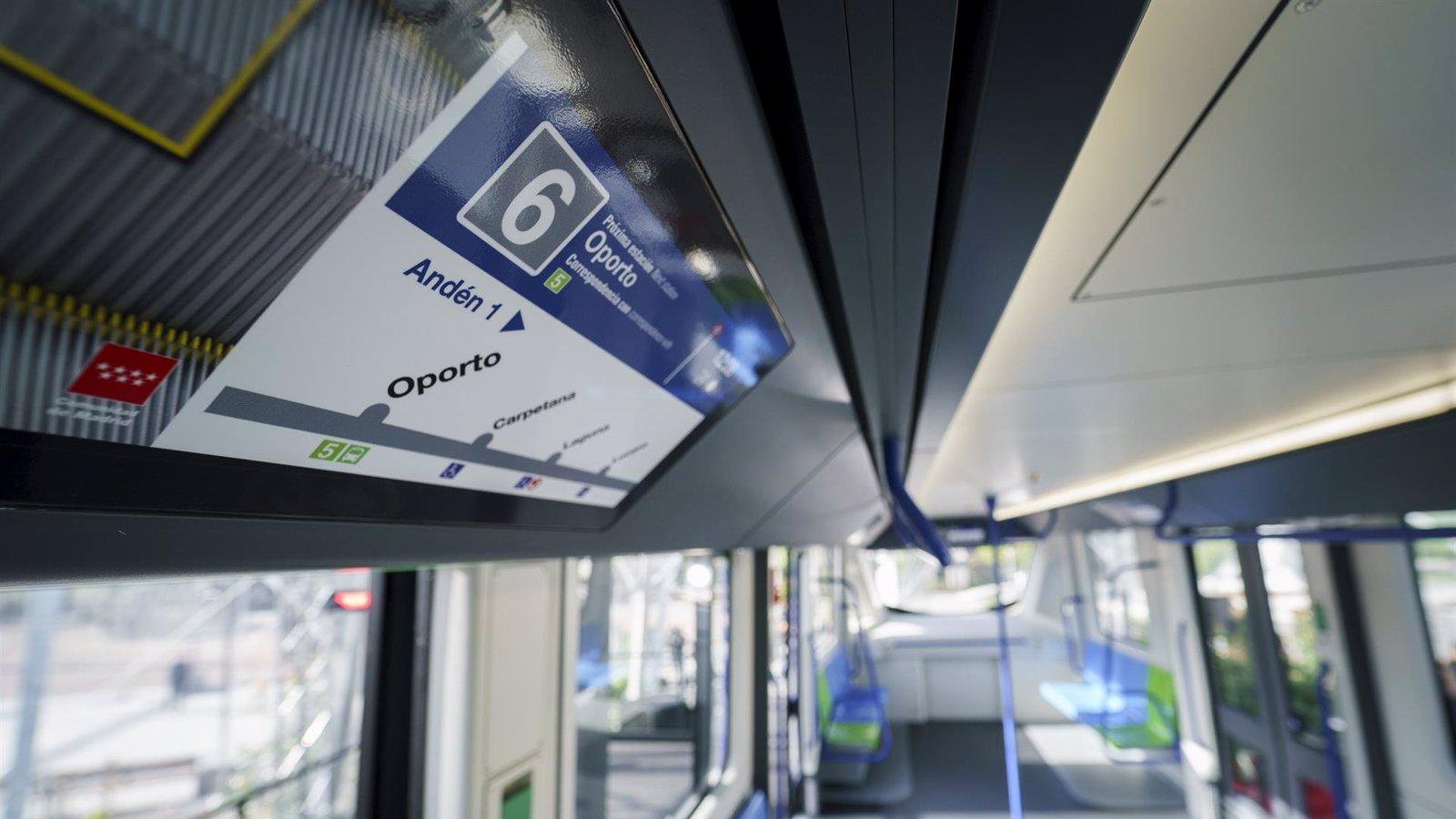 La Comunidad de Madrid invierte 17,6 millones en comunicación y alumbrado LED del Metro