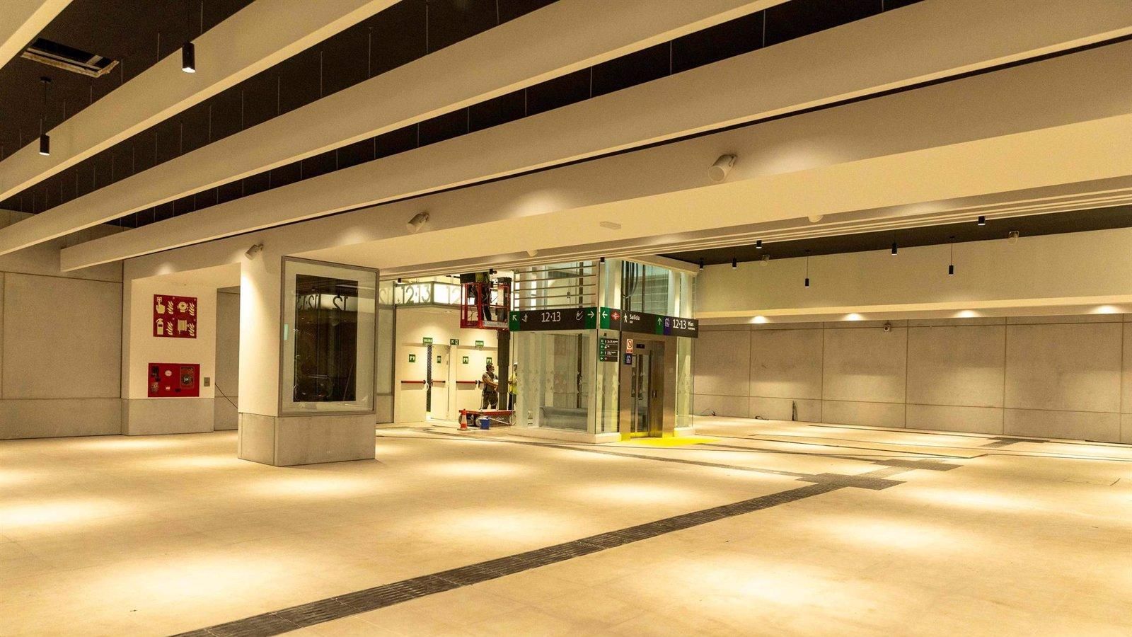 Reabren el vestíbulo subterráneo de la estación de Chamartín tras su renovación