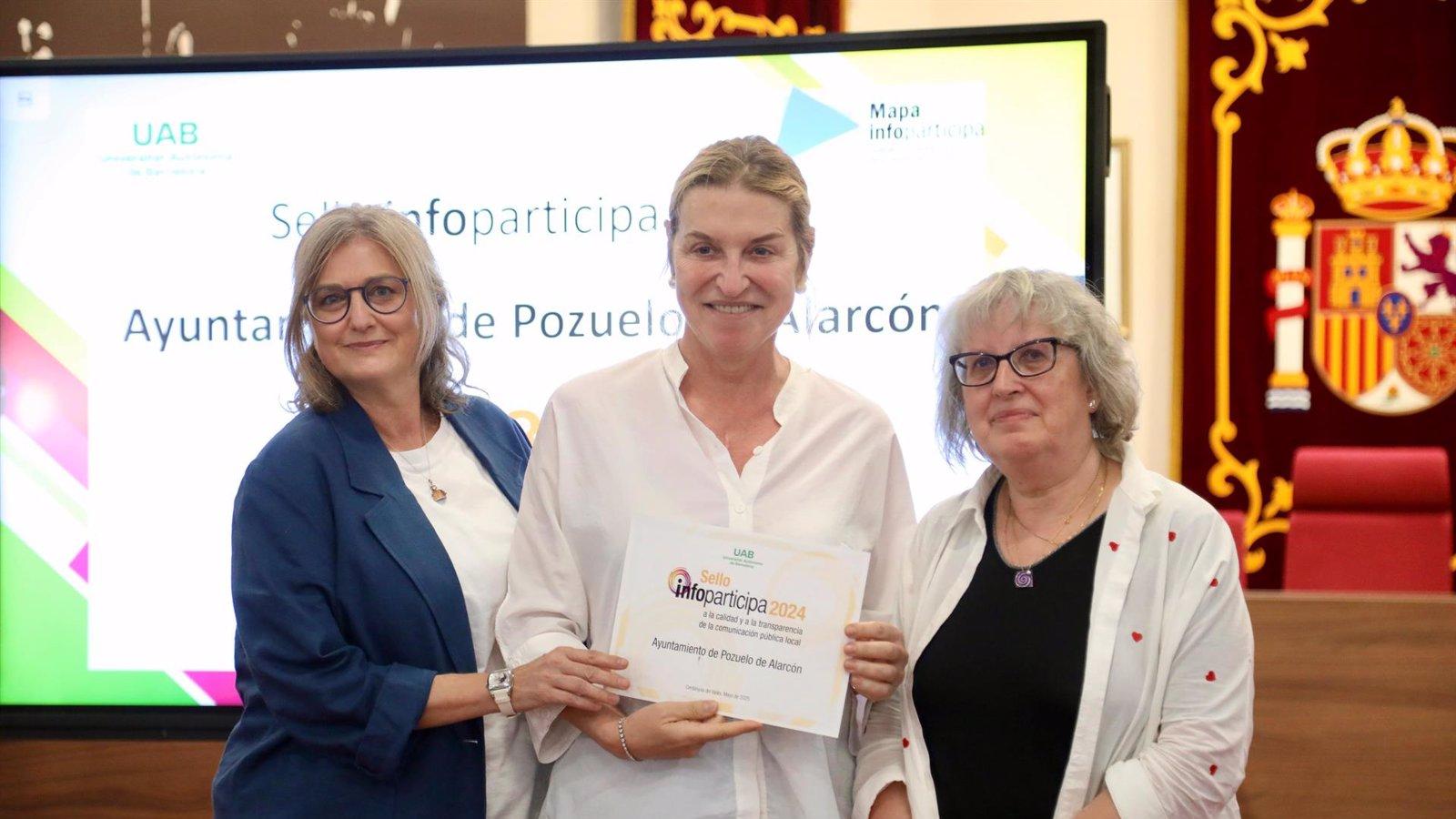Pozuelo de Alarcón obtiene el Sello Infoparticipa por su transparencia comunicativa