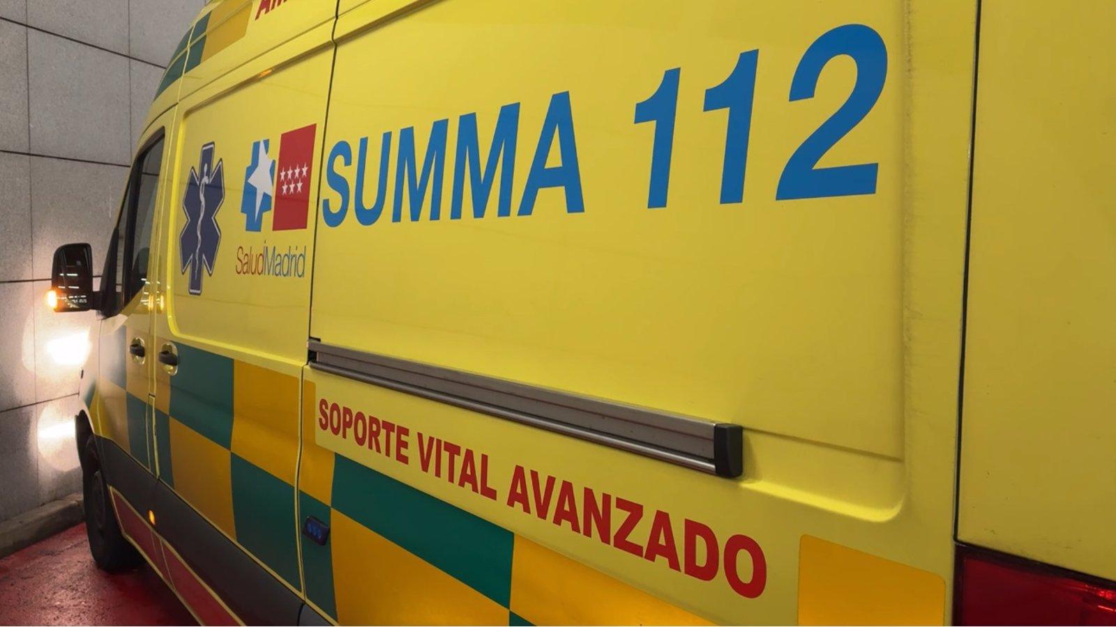 Un hombre sufre grave herida en El Molar al cortarse con un cristal caído