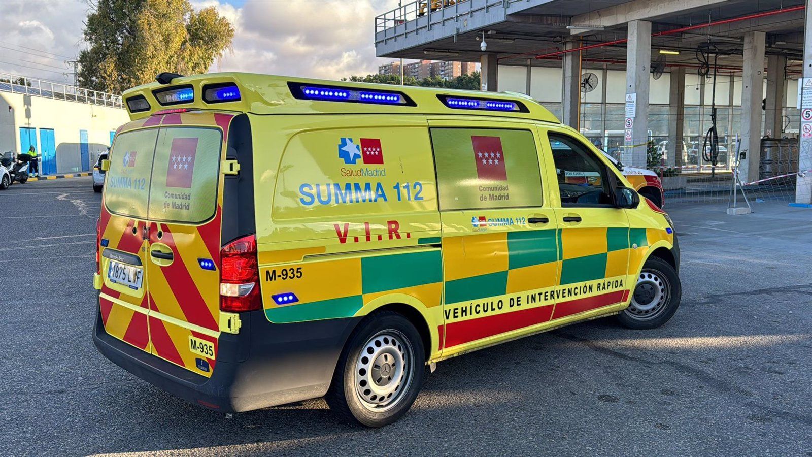 Fallece una mujer de 90 años atropellada en el aparcamiento de una residencia de Getafe