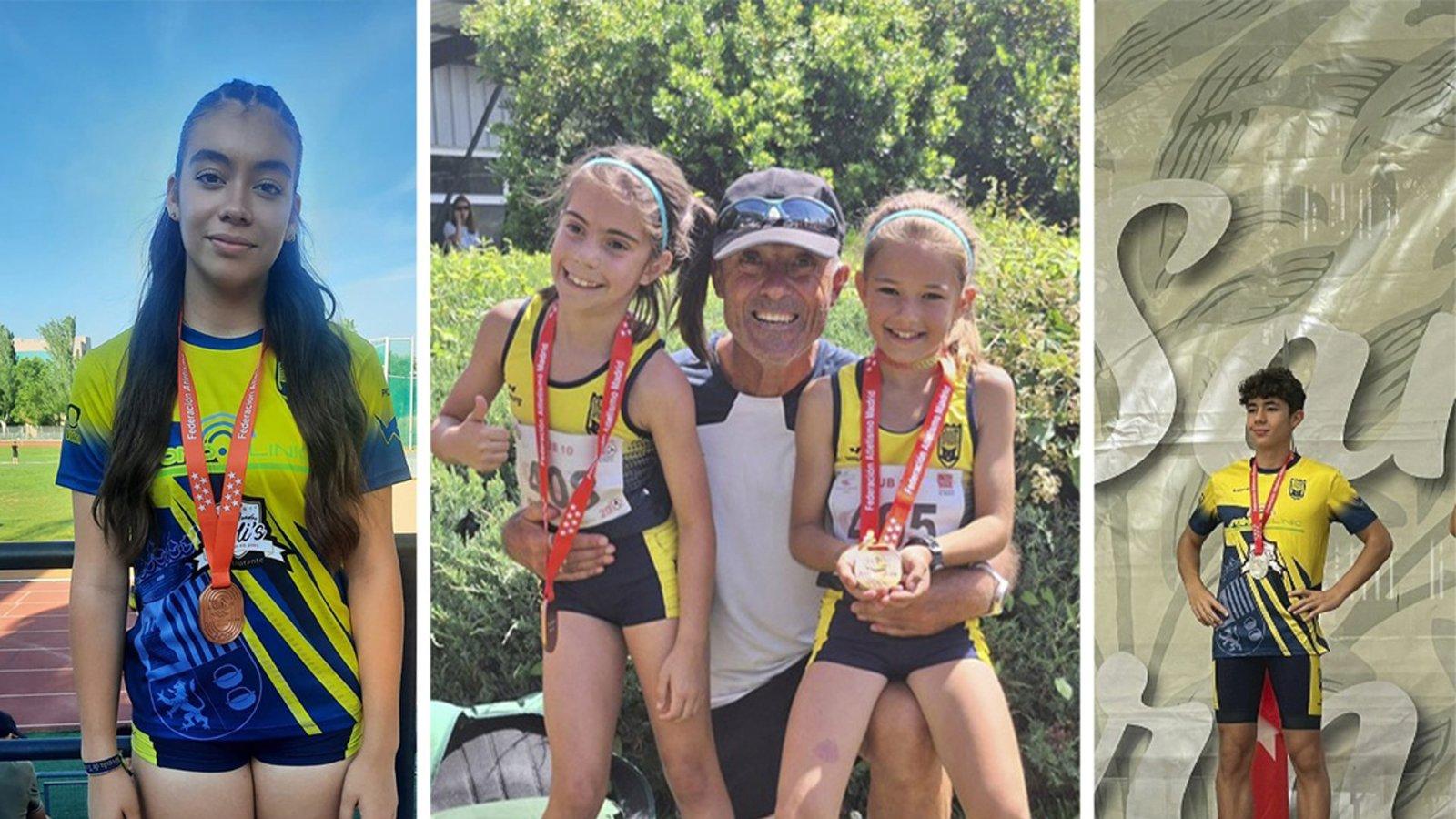 Los atletas de Torrejón destacan con cuatro medallas en el Campeonato de Madrid