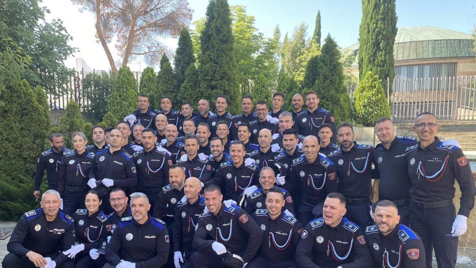 165 nuevos mandos refuerzan las Policías Locales de 17 municipios madrileños