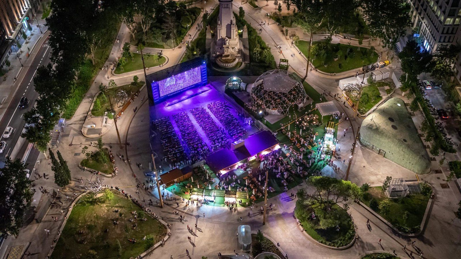 La Estival llena de cine y ocio la Plaza de España hasta el 14 de septiembre