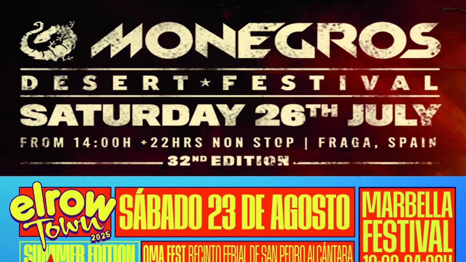Torrejón ofrece descuentos a sus vecinos para los festivales Monegros Desert y elrow Town