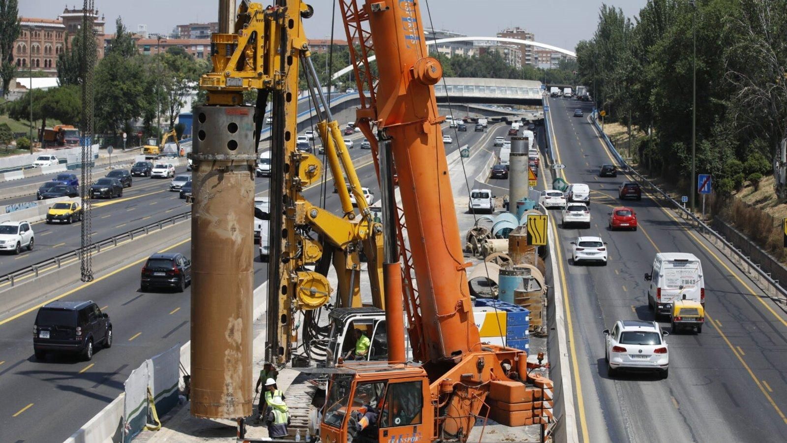 Arrancan las obras de cimentación del futuro Parque Ventas con 151 pilotes instalados