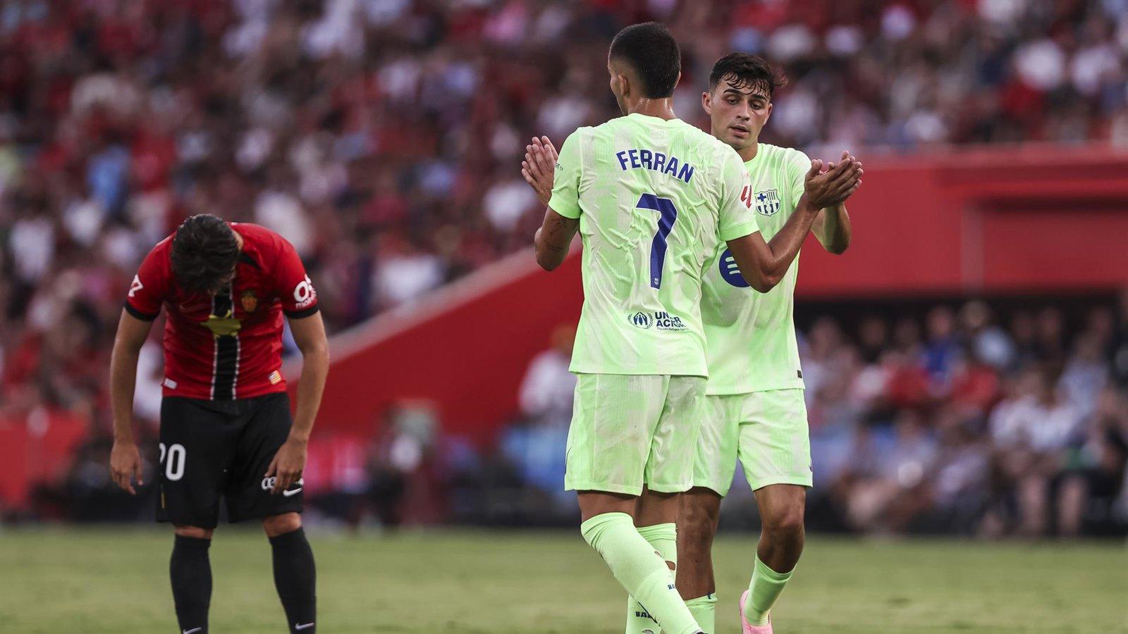 El FC Barcelona se impone 0-3 al RCD Mallorca en su visita a Son Moix