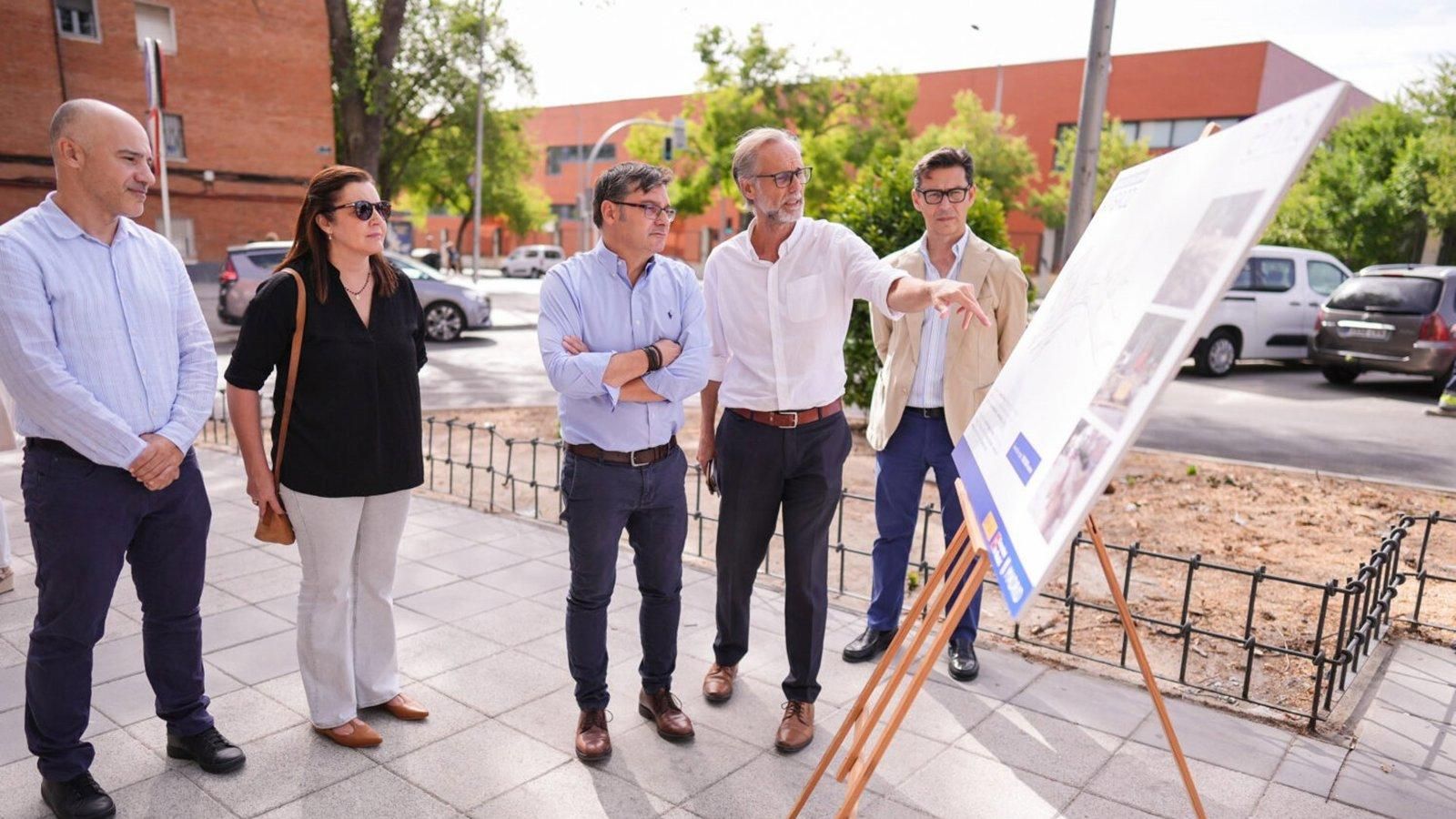 La EMVS avanza en la regeneración de barrios con obras en Vicálvaro