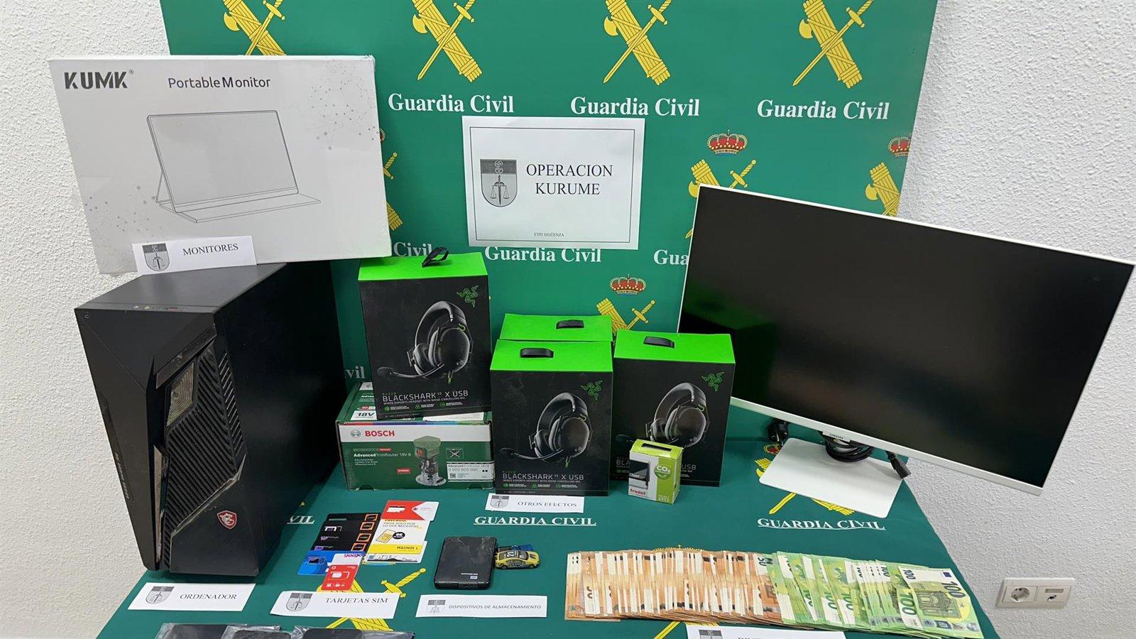 Desmantelan una red de estafadores de empresas de logística en Toledo, Barcelona, Madrid y Guadalajara