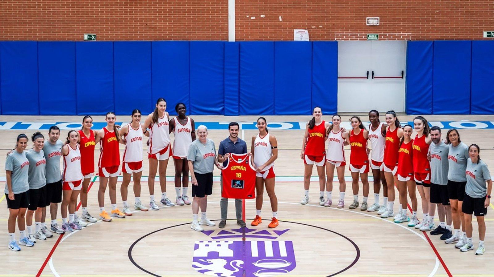 El Pabellón José Antonio Paraíso de Torrejón acoge entrenamientos de la Federación Española de Baloncesto