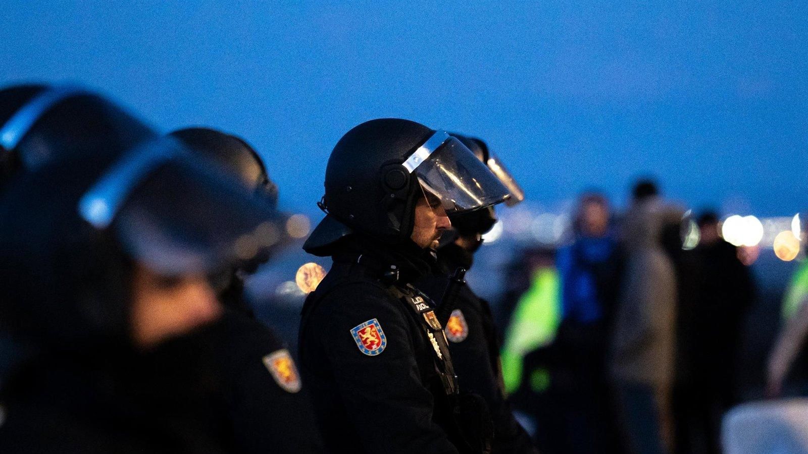 1.250 agentes velarán por la seguridad en el Atlético-Eintracht en Madrid