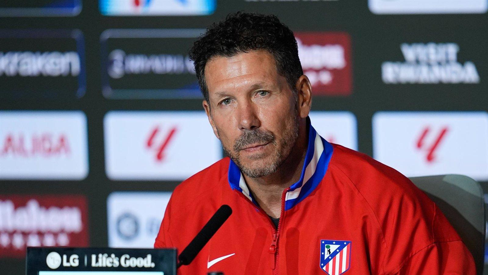 Simeone destaca la importancia del presente y olvida el pasado en el fútbol