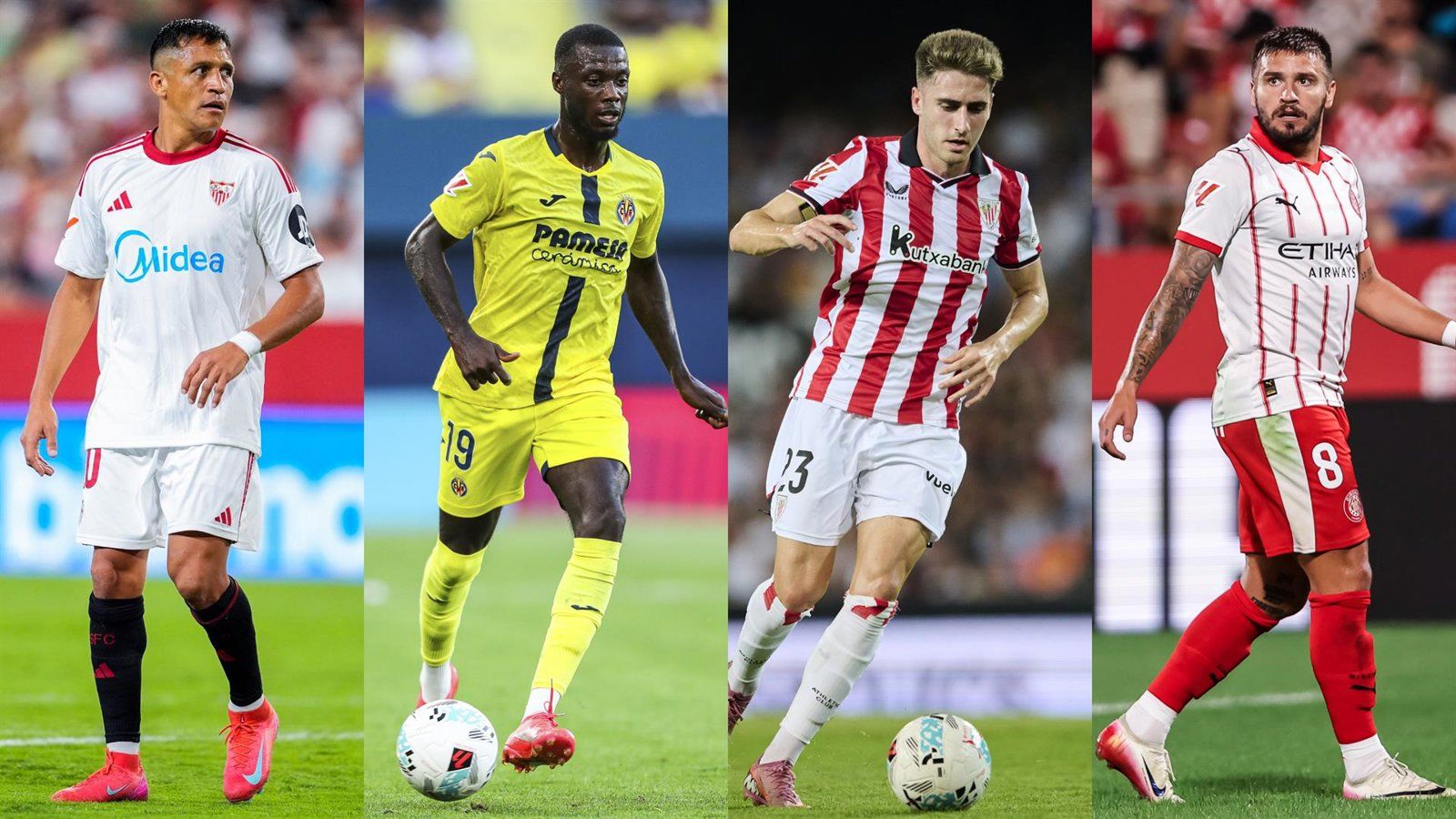 Sevilla y Villarreal se enfrentan para mantener su racha positiva en LaLiga