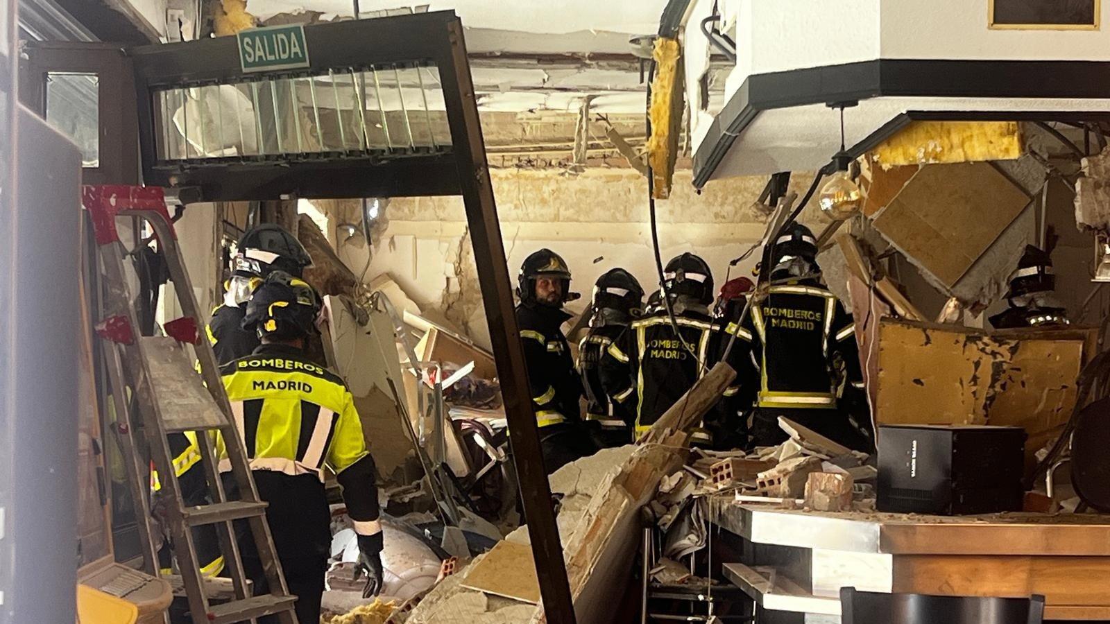 Veinticinco heridos tras una explosión en un bar de Puente de Vallecas
