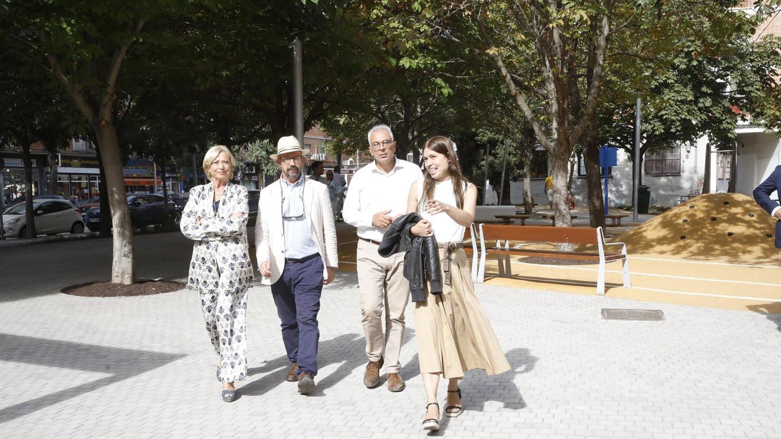 Madrid finaliza la remodelación de la plaza del Valle de Oro en Carabanchel