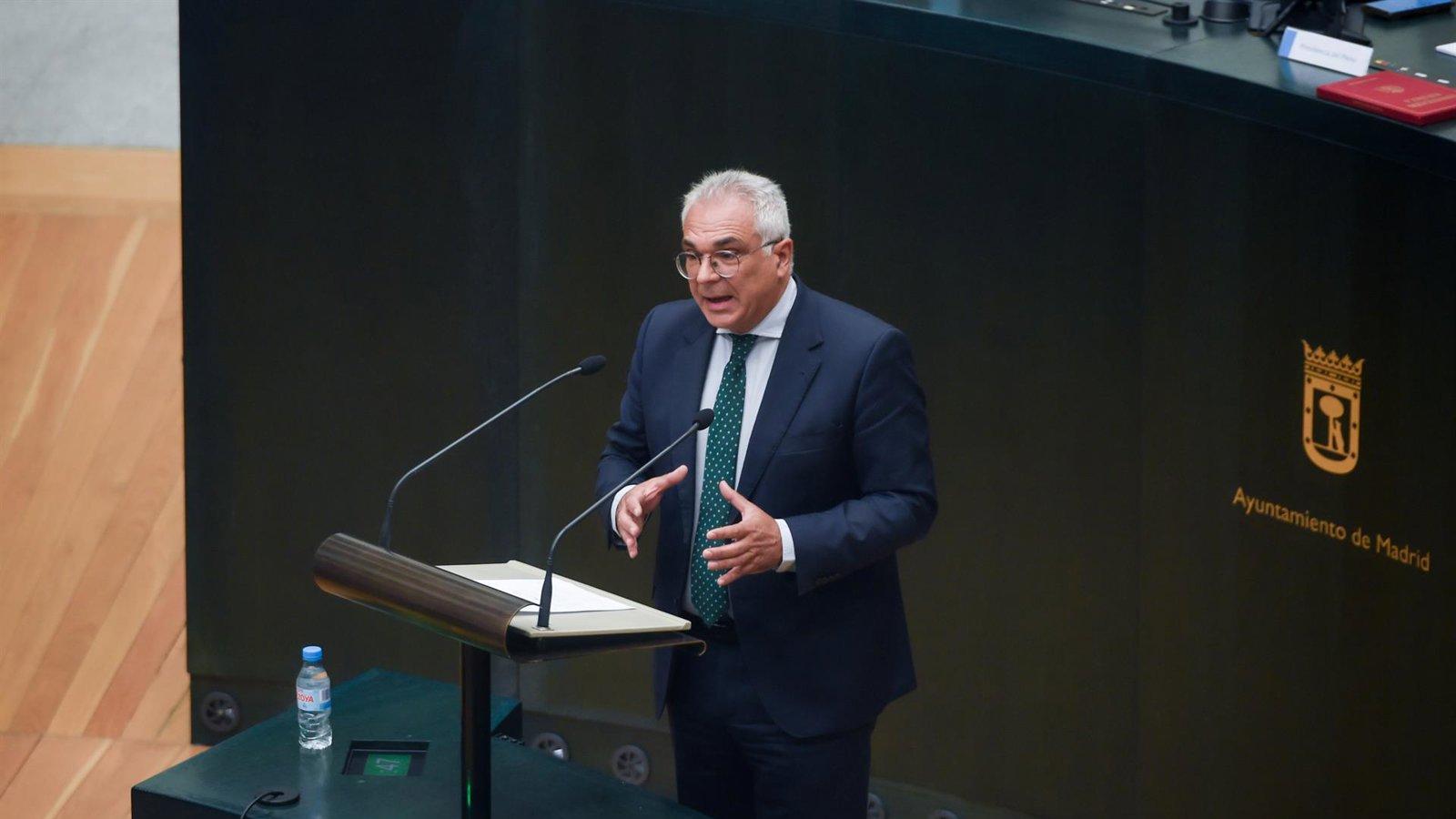 Carlos Izquierdo acusa a la izquierda de ser “negacionista del esplendor de Madrid”