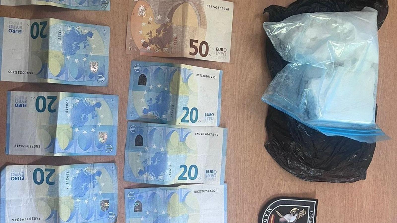 Arrestan a un hombre en Brunete con 350 gramos de cocaína