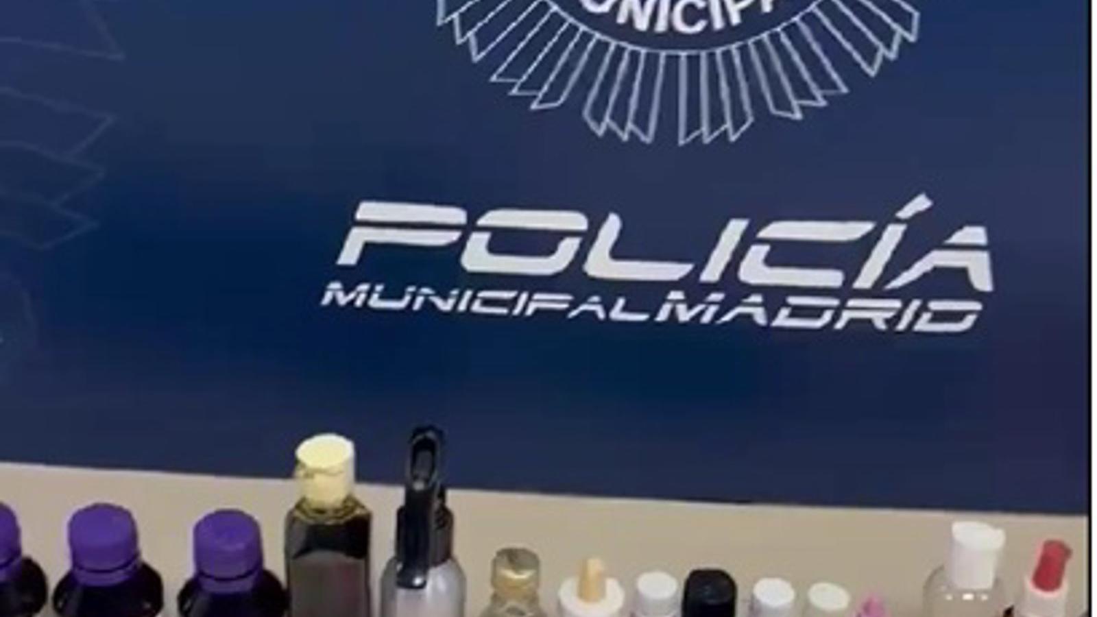 Detenidas dos personas en Villaverde con más de 190 gramos de tusi incautados