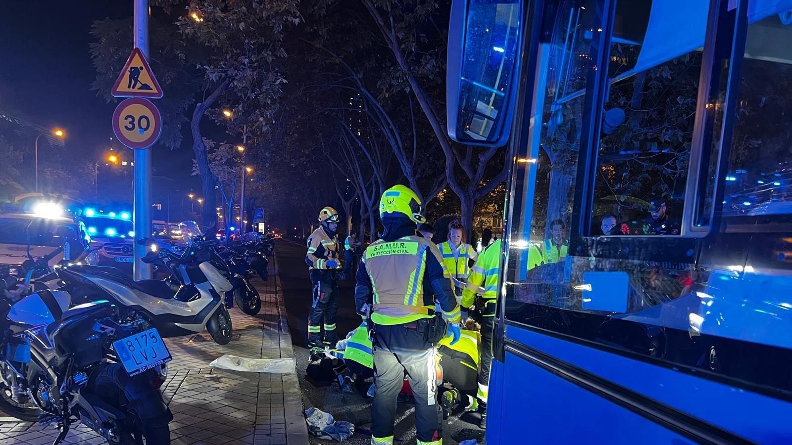 Un hombre de 60 años, en estado grave tras ser atropellado en el Paseo de la Castellana