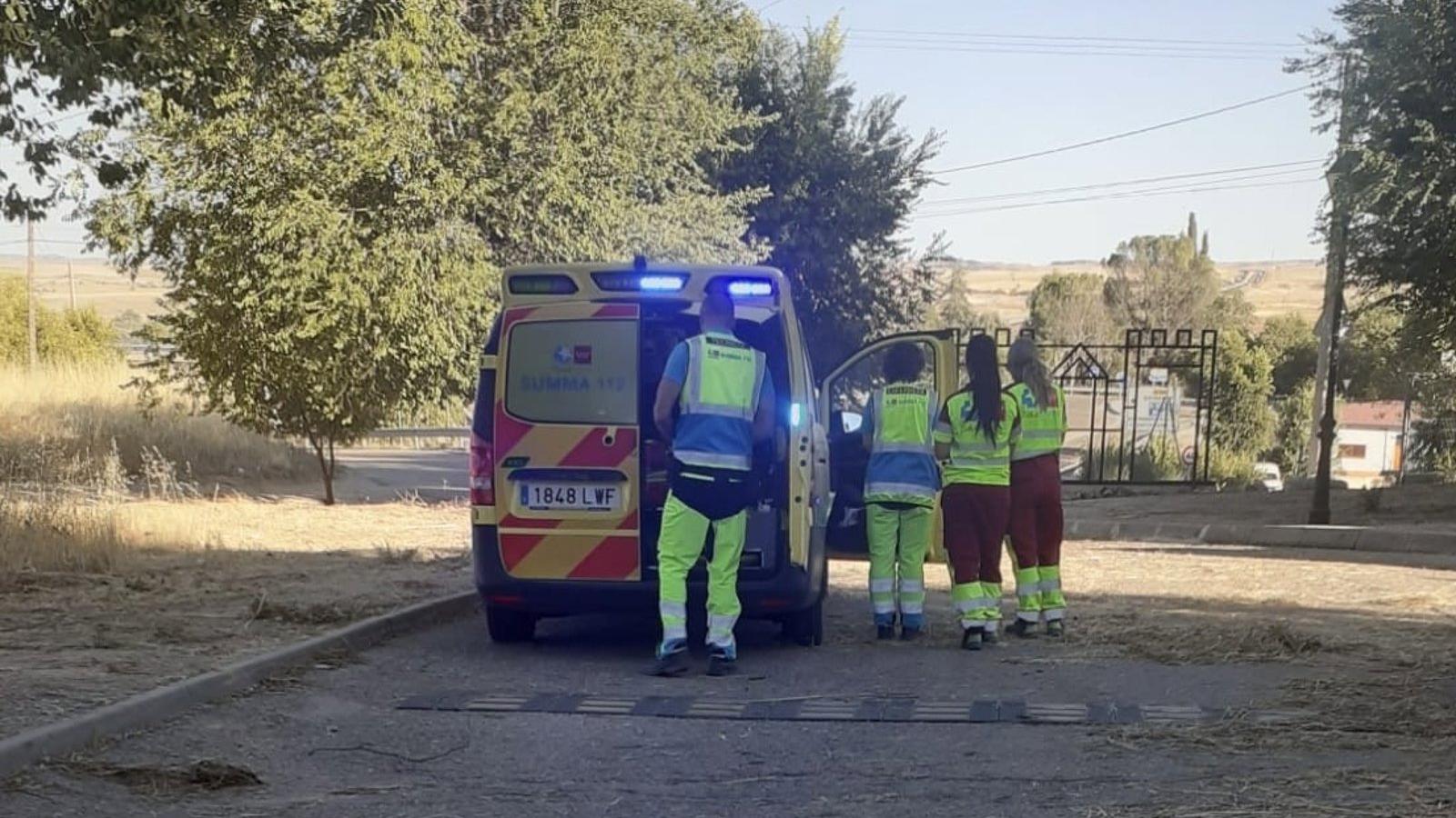 Un hombre en estado grave en Madrid tras incendio de líquido inflamable