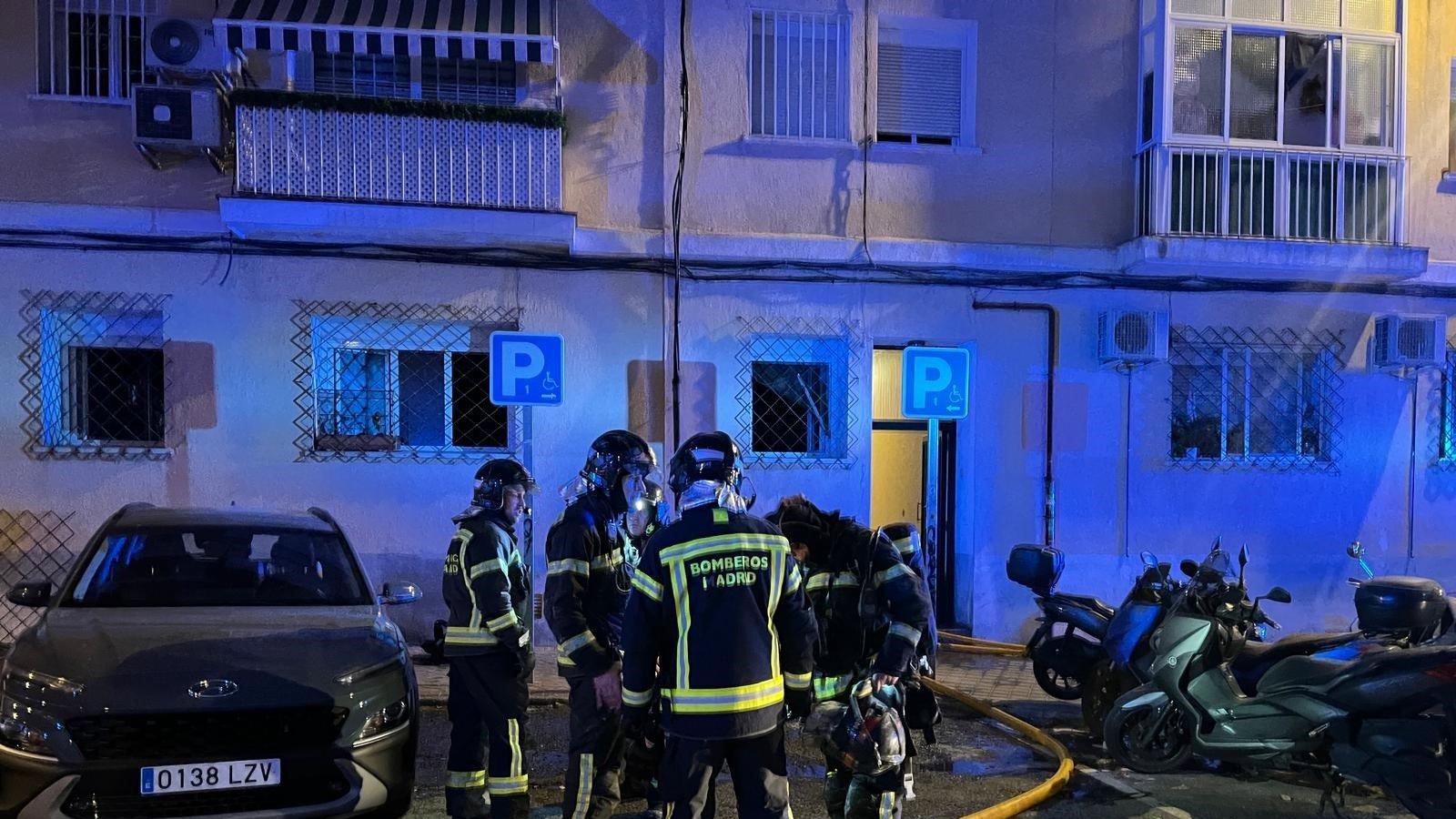 Un incendio en Latina deja a un fallecido y un herido