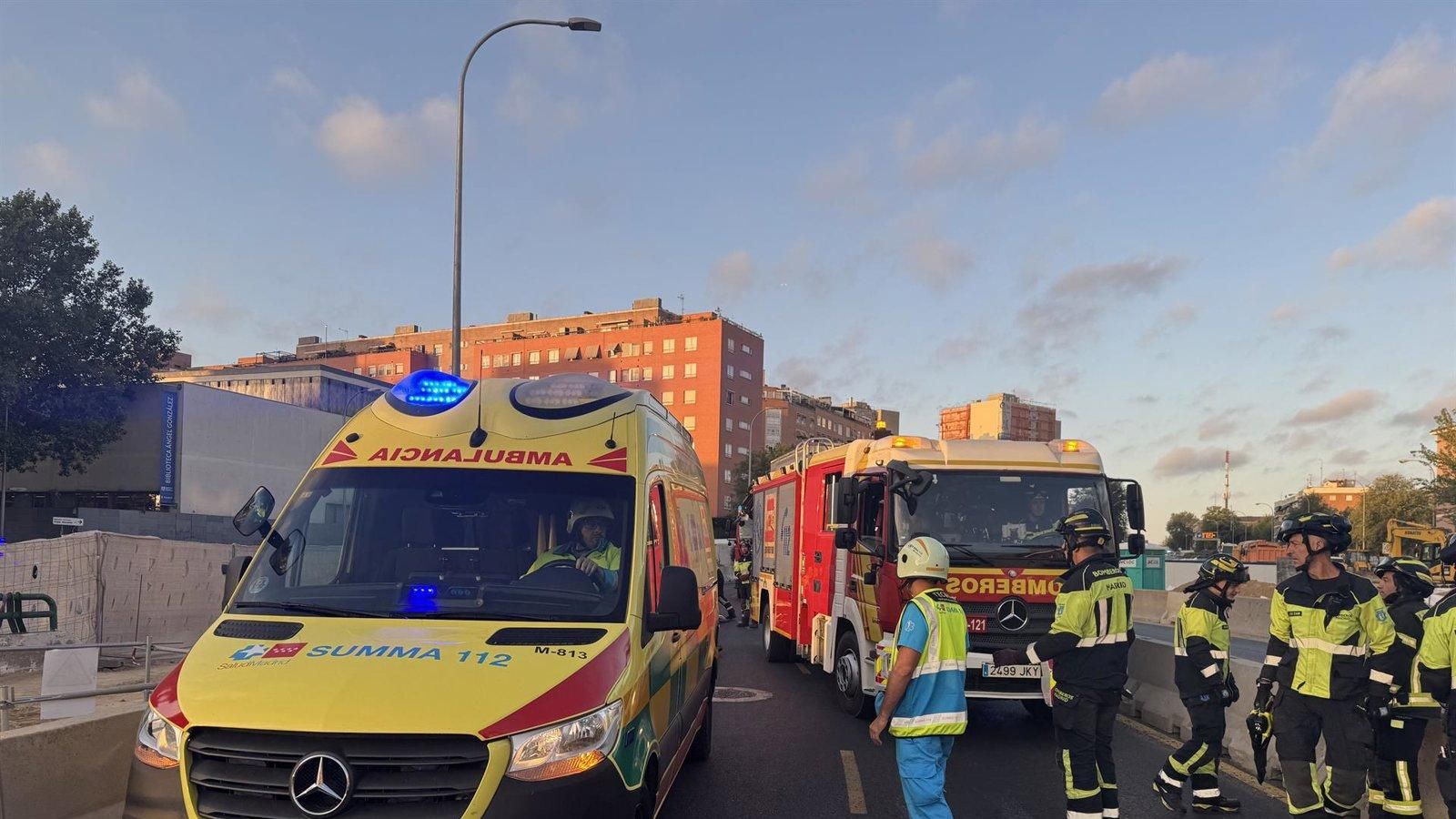 Fallece un motorista en un accidente con un turismo en las obras de la A-5