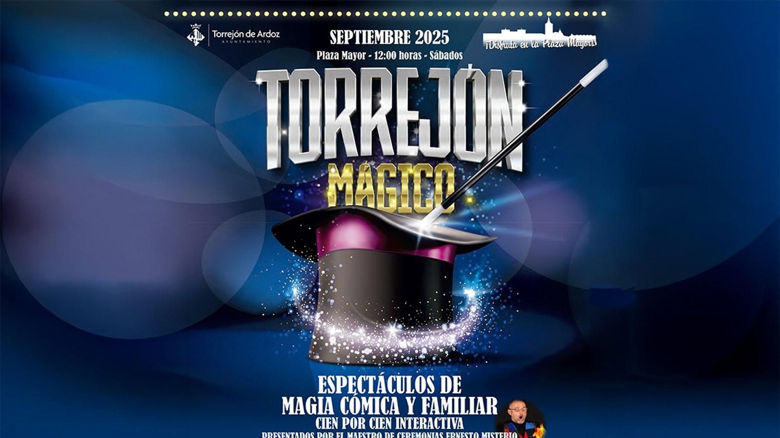 El Mago Morfeo actuará en la Plaza Mayor de Torrejón este sábado