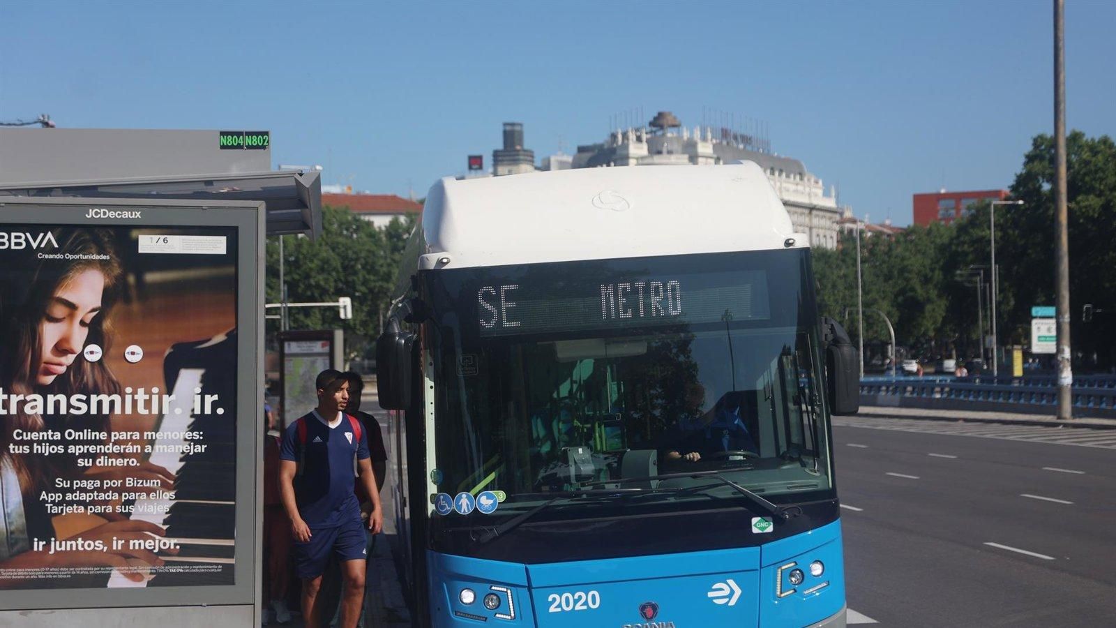 Tres nuevas líneas gratuitas de autobús de la EMT cubrirán el tramo cerrado de la Línea 6 de Metro entre Moncloa y Legazpi