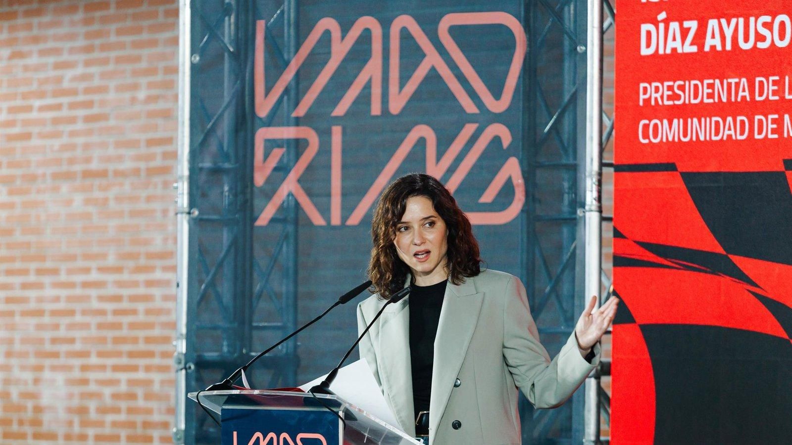 Ayuso visita el GP de EEUU para analizar la gestión de servicios públicos