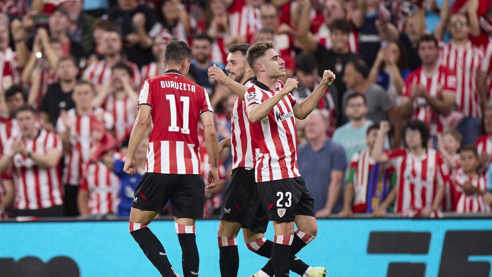 El Athletic Club supera al Qarabag con un 3-1 en su último partido de Champions