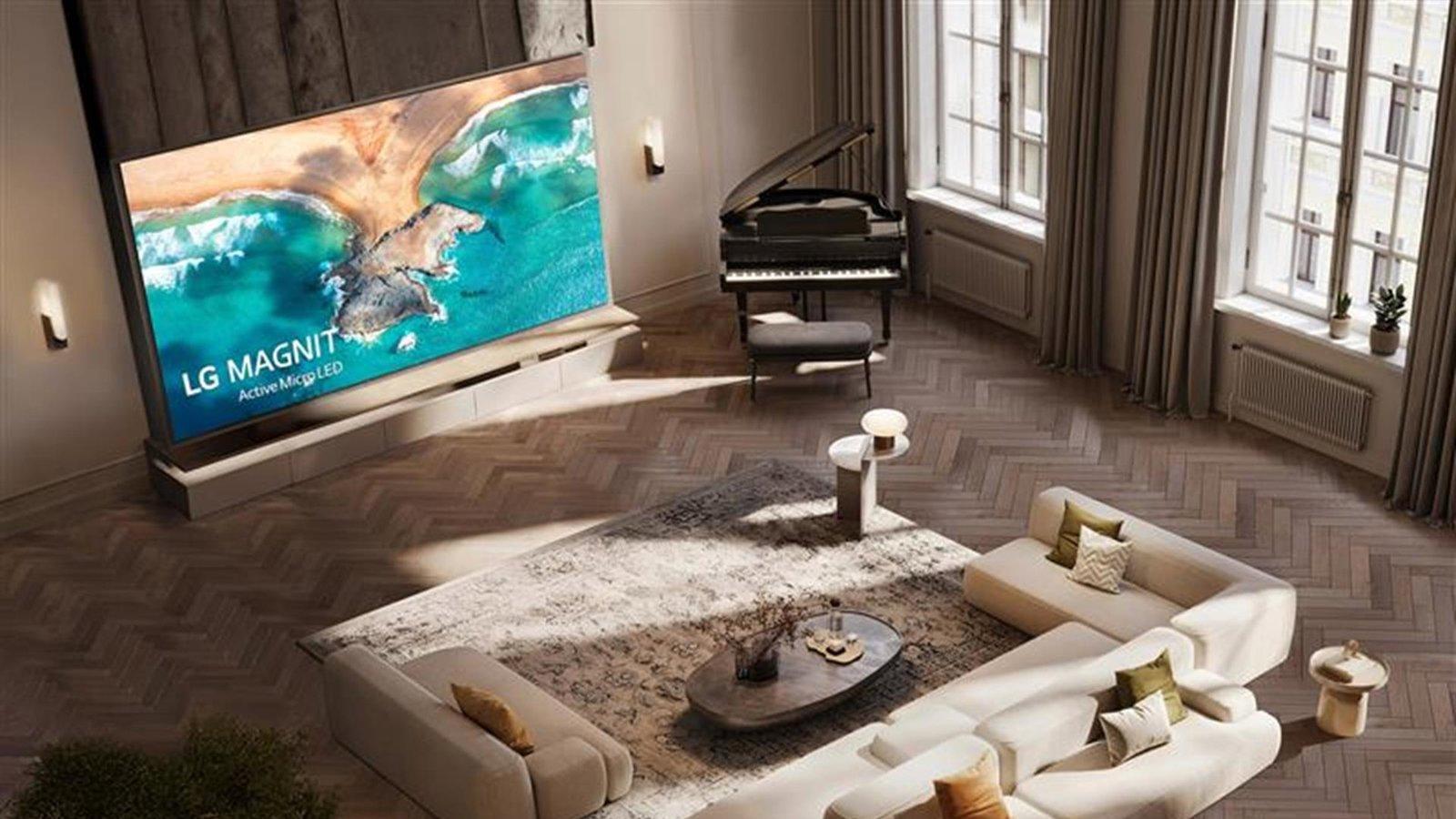LG presenta su pantalla de cine para el hogar de 136 pulgadas